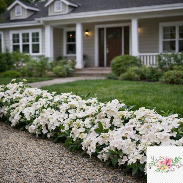 Гортензія широколиста  Ампельна біла (Hydrangea macrophylla)
