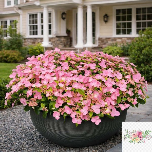 Гортензія широколиста  Ампельна рожева (Hydrangea macrophylla)