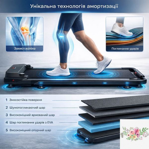 Бігова доріжка (YXT003 Black)